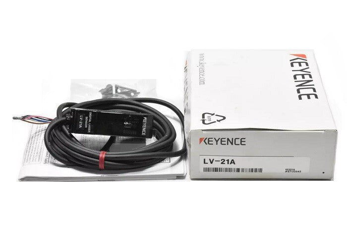 Keyence LV-21A Digital Laser Sensor W/ Keyence LV-H37 Laser Sensor Keyence LV-21A Digital Laser Sensor W/ Keyence LV-H37 Laser Sensor