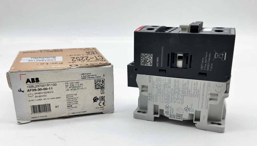 ABB AF26-30-00-11 Contactor 24-60VAC 20-60VDC 26Amp
