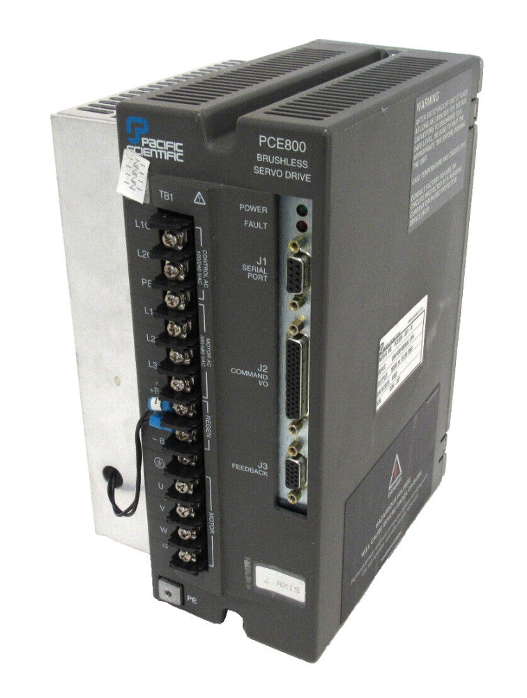 USED PACIFIC SCIENTIFIC PCE800 SERVO DRIVE PCE835-001-N