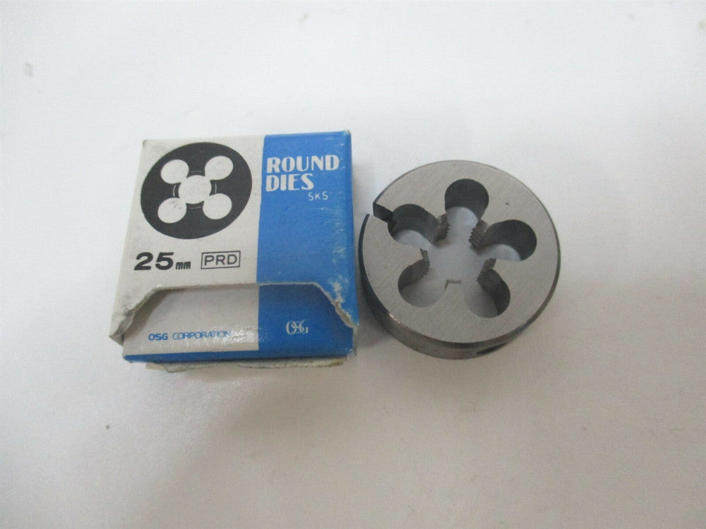 OSG (46089) M9x1.25 25mm OD High Speed Steel RH Round Adjustable Die