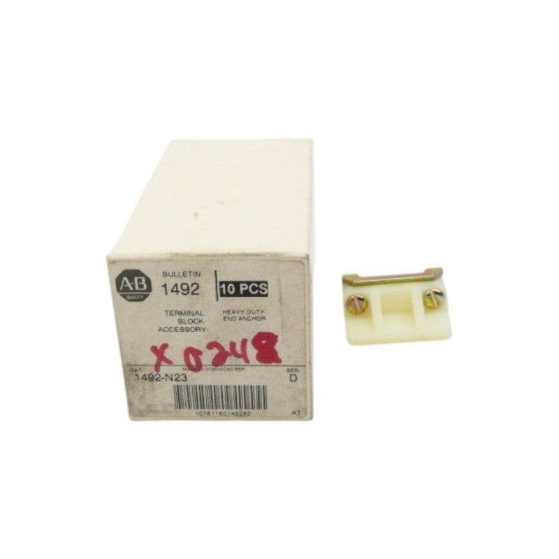 ALLEN BRADLEY 1492-N23 SER. D (PKG OF 10) (WH) NSMP
