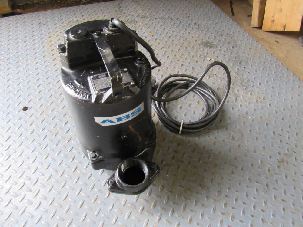 ABS SESH 5W .5HP 1PH 115/230V 13/6.5A 60HZ 118GPM 50'HEAD 3450RPM NEW SURPLUS !!