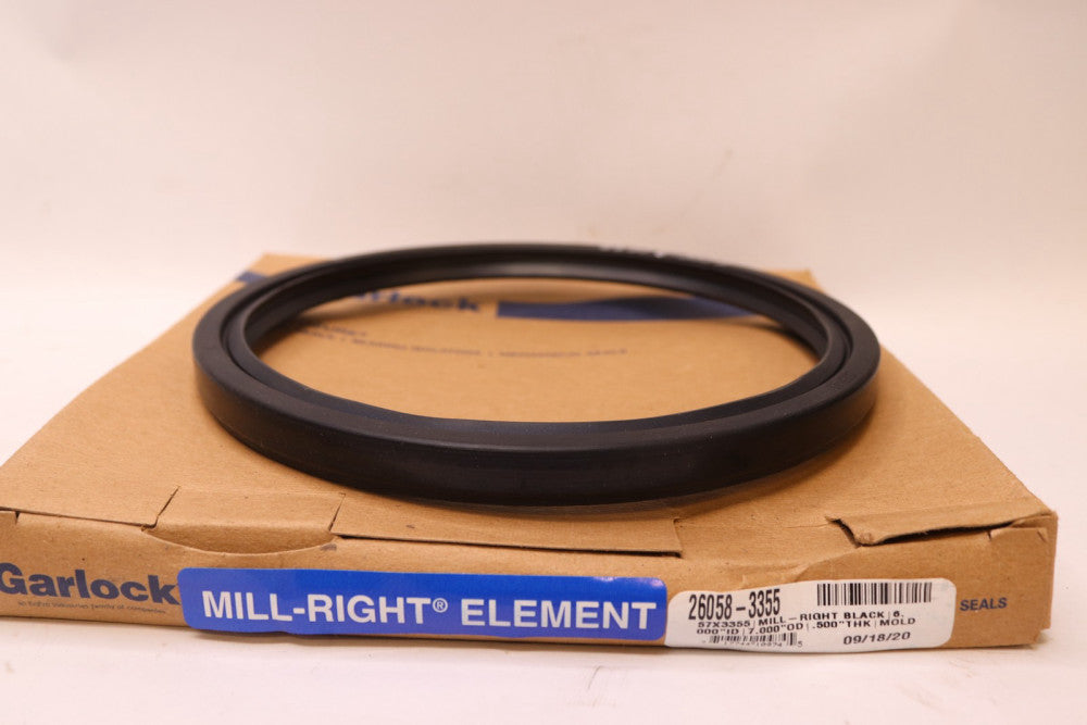 Garlock Oil Seal Mill-Right Element 6" ID x 7" OD x .500" THK - 26058-3355
