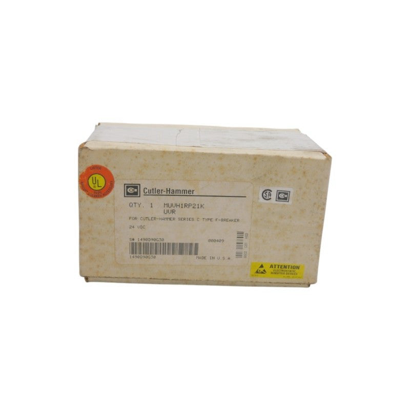 CUTLER HAMMER MUVH1RP21K SER. C 24VDC NSFS