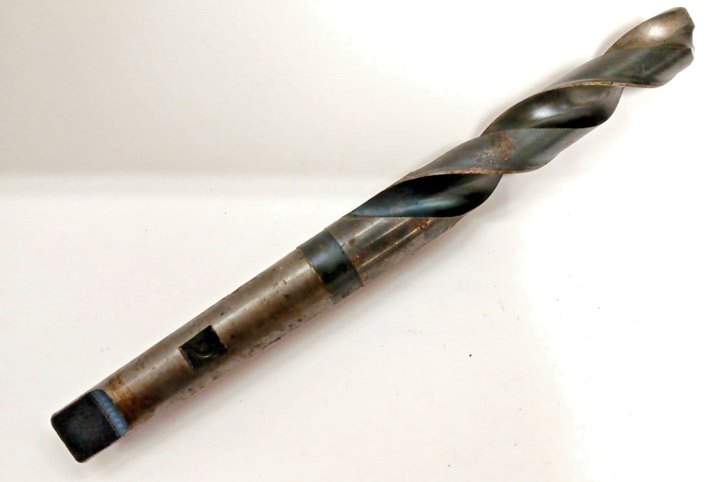 CLE-FORGE 1.006/1-1/16 TWIST DRILL BIT W/TAPER SHANK MT3 HS 2 FLUTE OAL 11"