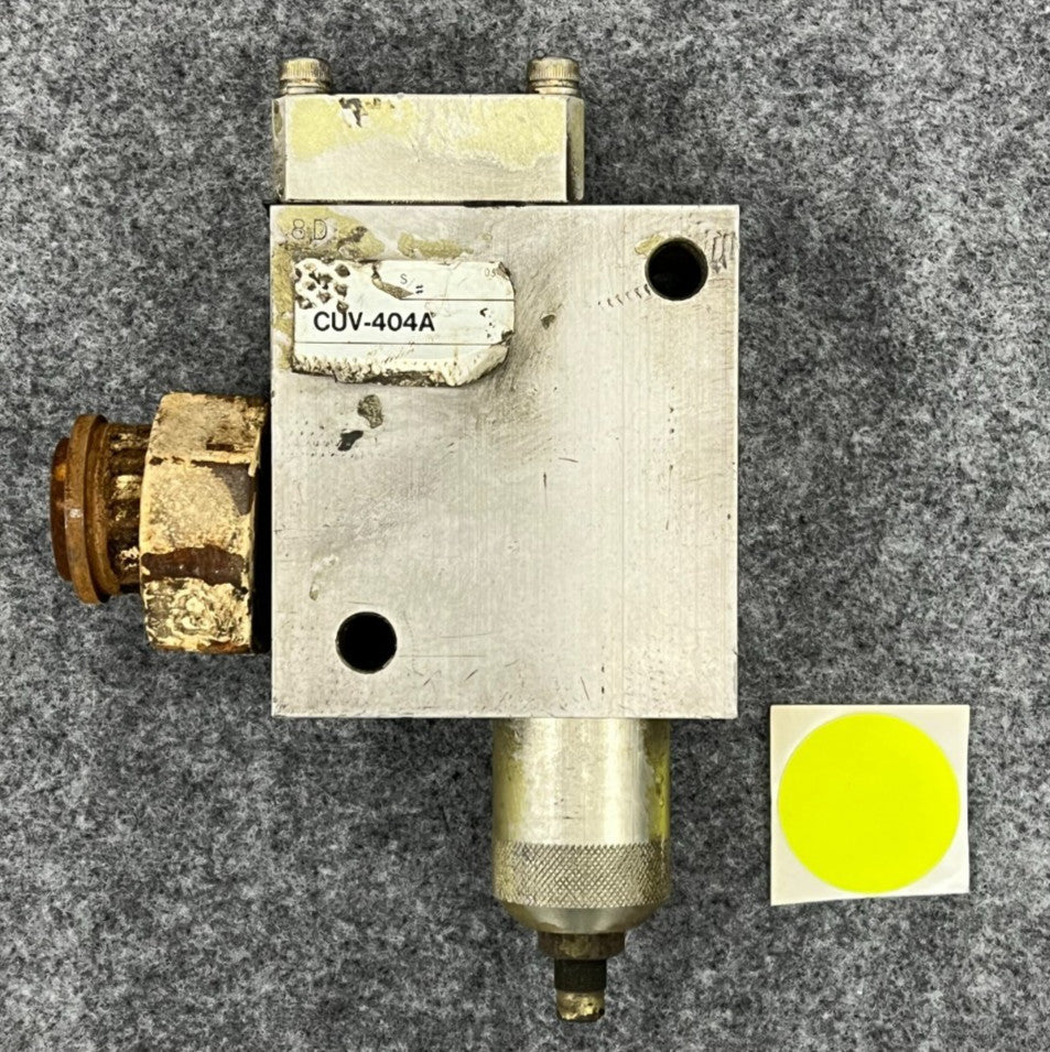AZBIL/TACO CUV-404A CUSHINON VALVE WIDTH 3" HEIGHT 1-1/2" OAL 6-1/8"