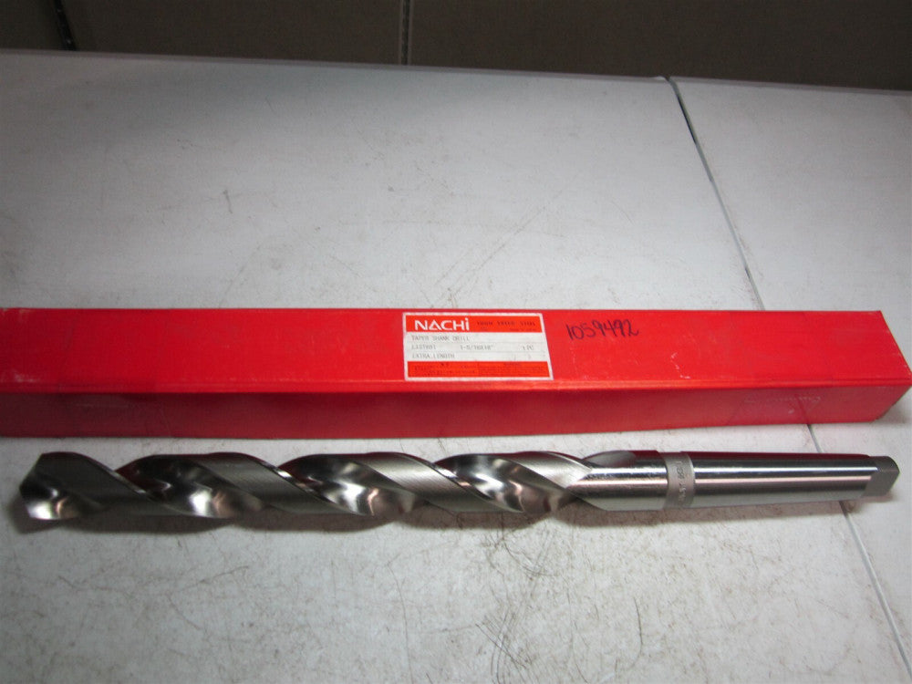 Nachi (1059492) 1-5/16" Size, 4MT 118° High Speed Steel Taper Shank Drill
