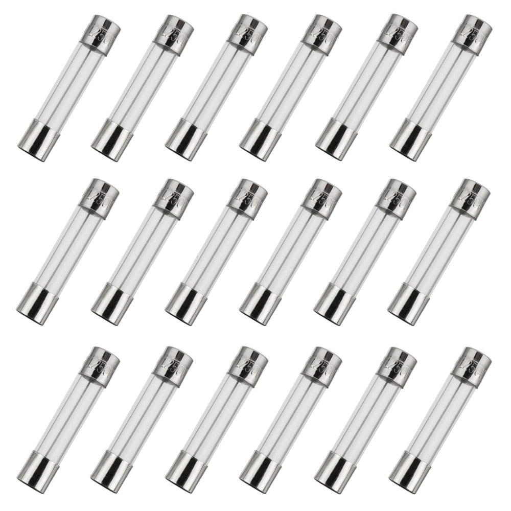 BOJACK 6x30mm 15 A 15 amp 250 V 0.24x1.18 Inch Volt F15AL250V Fast-Blow 15 A