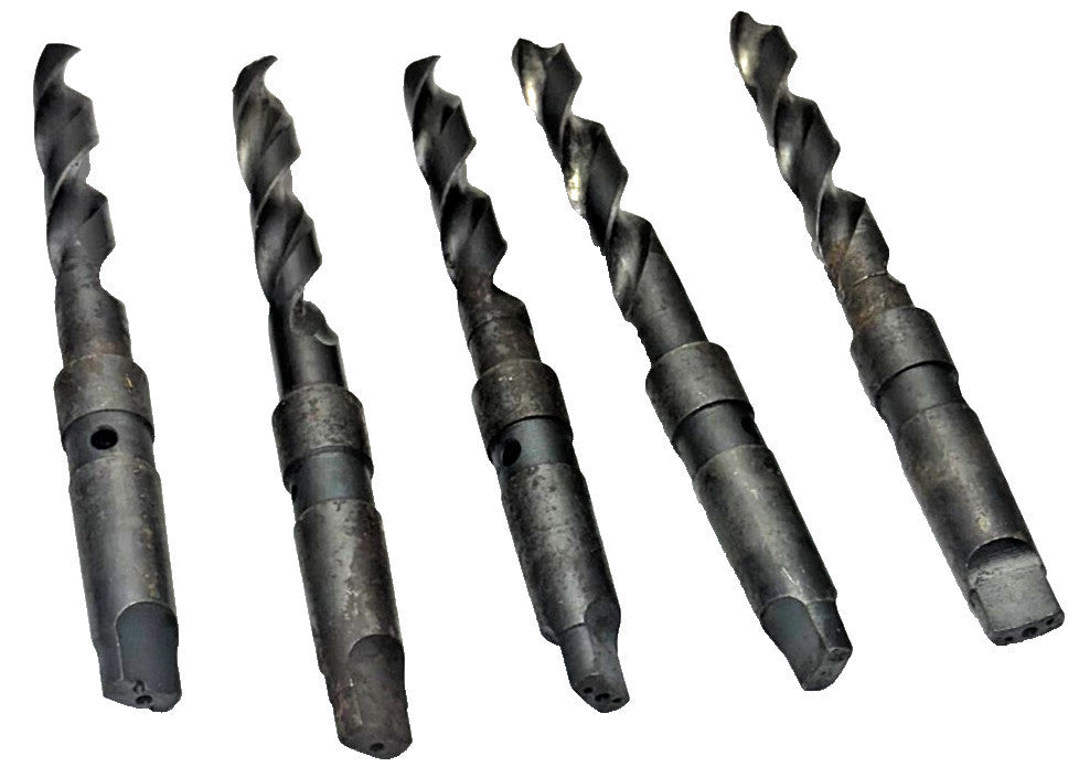 47/64" HS DRILL BIT MORSE TAPER #2 LOT OF 5 COOLANT THROUGH