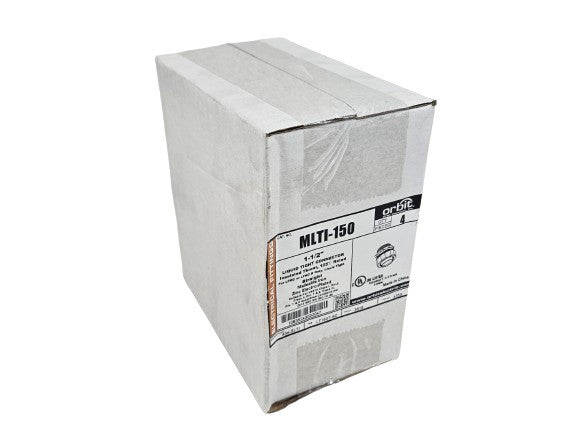Orbit MLTI-150 MLTI-150 Insulated Liquidtight Conn Mal Iron, Straight, 1-1/4"