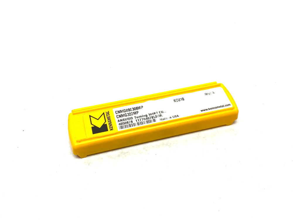 Kennametal 4050676 Kenloc™ Negative Inserts CNMG090308MP PKG OF 3
