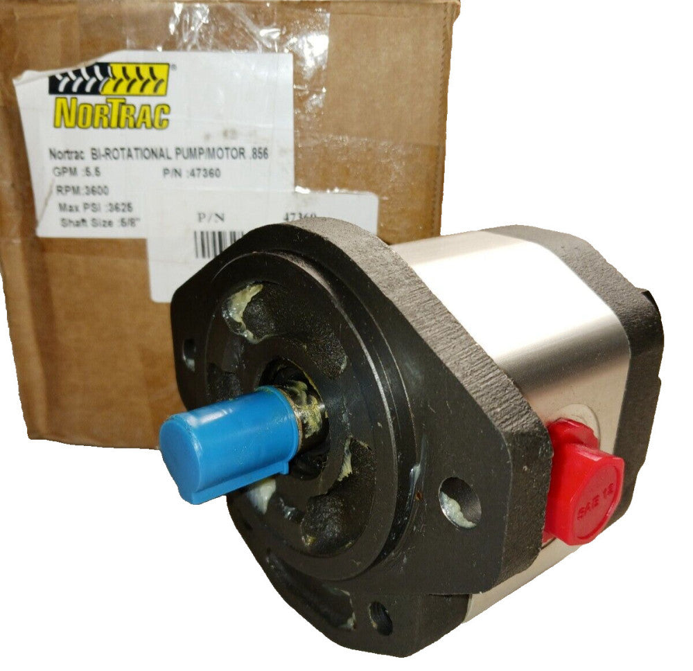 NEW NORTRAC 47360 BI-ROTATIONAL PUMP MOTOR CB2A-F6SXA 5.5 GPM 3600 RPM