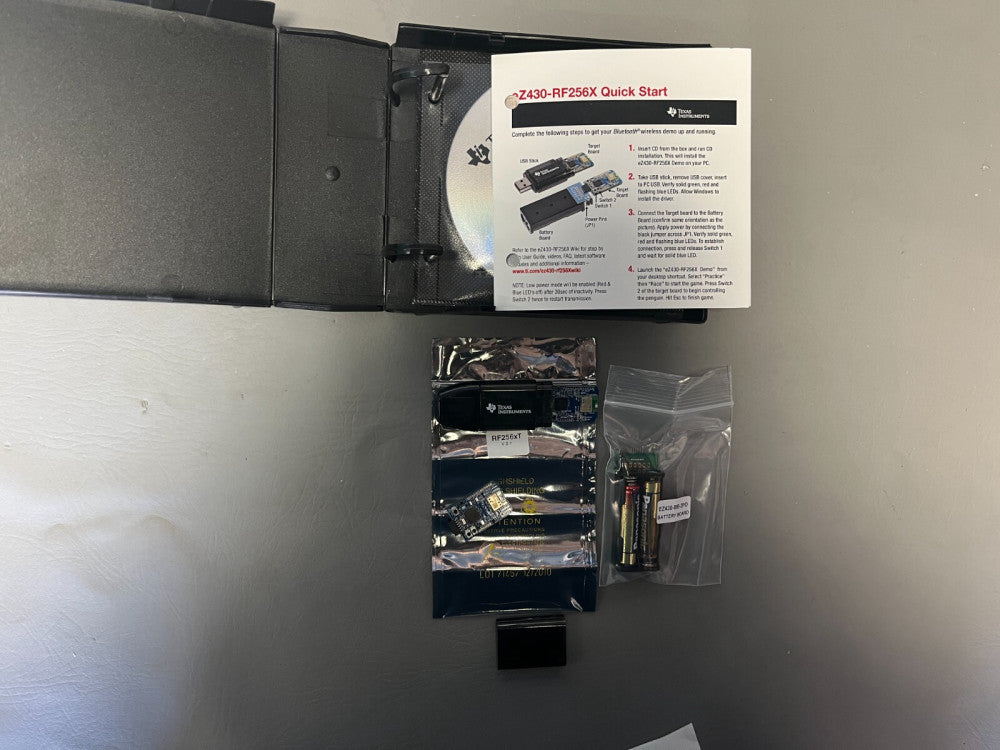 TI Texas Instruments eZ430-RF256x Bluetooth Development Kit +Software