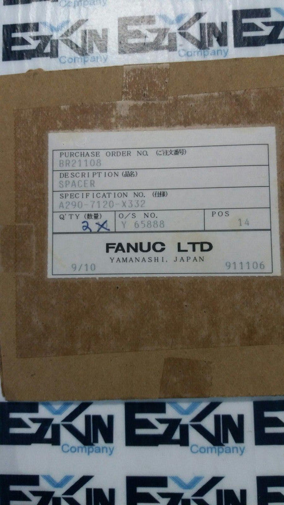 GE Fanuc A290-7120-X332 CNC Assembly Spacer Lot of 2