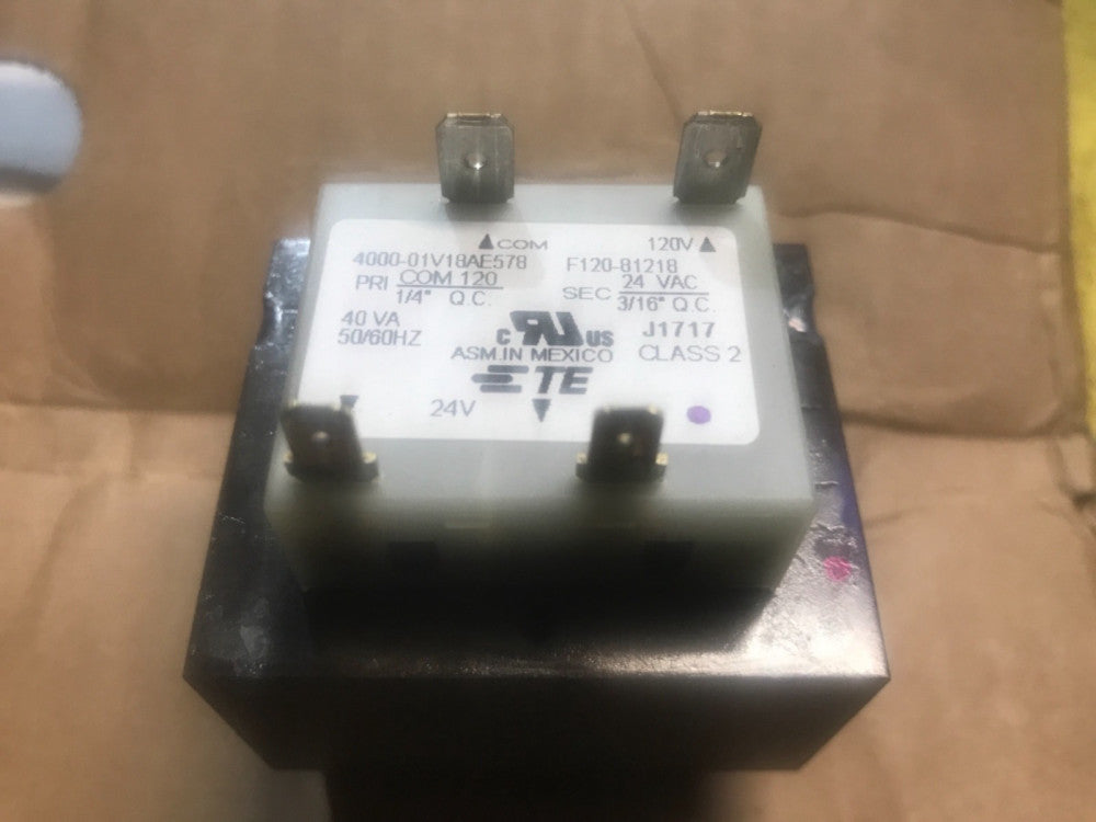 4 TRANSFORMER 4000-01V18AE578 4-1611456-9 24 VAC 120V