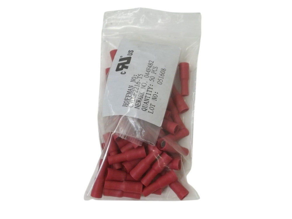 LOT OF 50 HOFFMAN CVDGF2216-T5 TERMINAL, FEMALE DISCONNECTOR NSMP