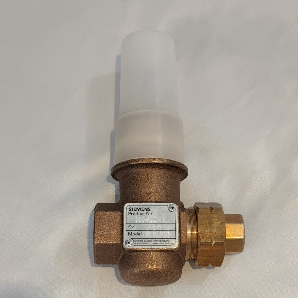 Siemens Flowrite 599-03119 2-Way N/C Brass Equal Percentage Valve Body 1/2"