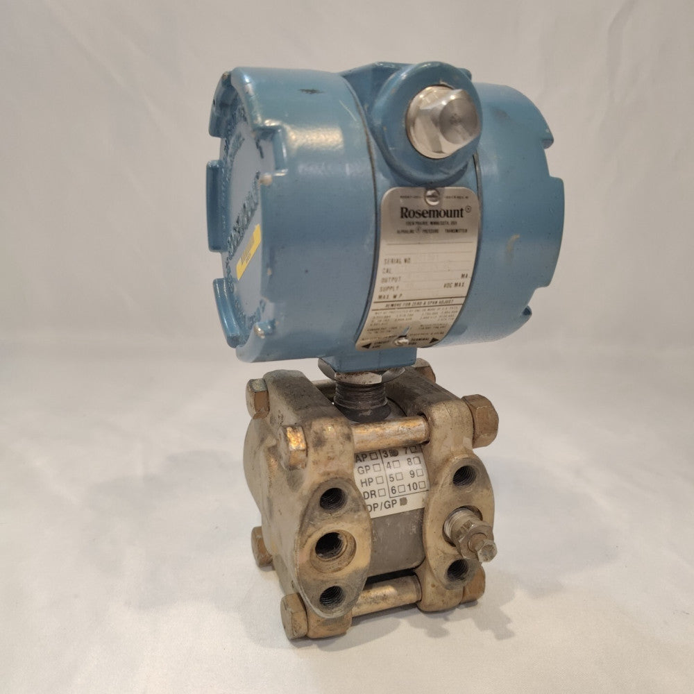 Rosemount 1151DP3E12B1 Pressure Transmitter 2000 PSI 45VDC Explosion Proof