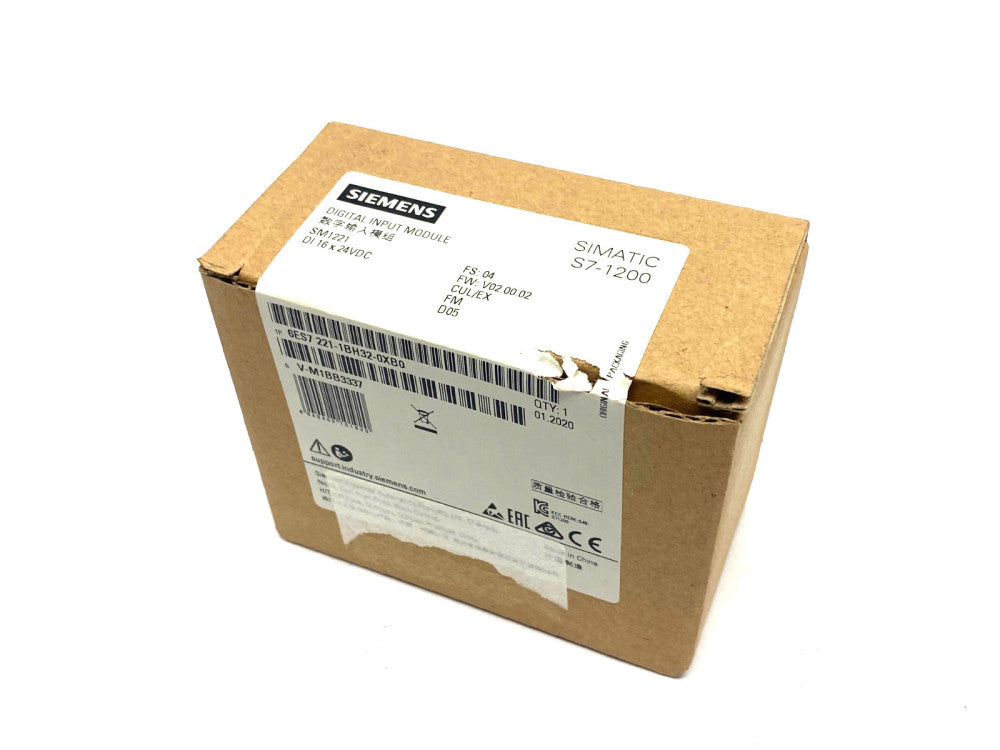 Siemens 6ES7 221-1BH32-0XB0 SIMATIC S7-1200 Digital Input Module, DI 16x24VDC