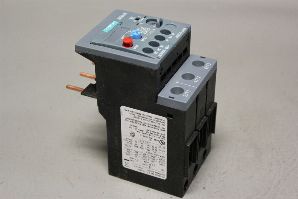 Unused SIEMENS SIRUIS THERMAL OVERLOAD RELAY 3RU2136-4AB0