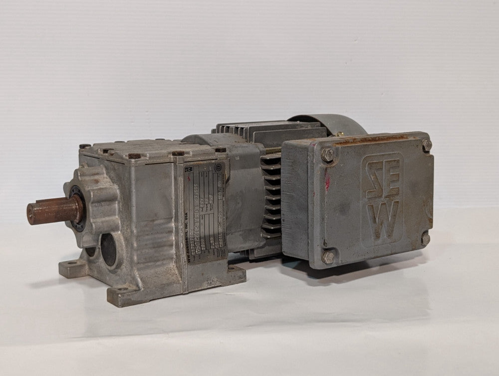 SEW Eurodrive DFT71C2/R17DT71C2 Gear Motor 0.5HP 3300RPM In 437RMP Out 460V Max