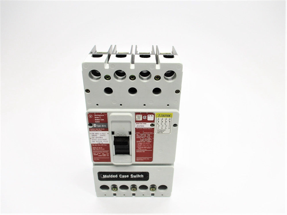 WESTINGHOUSE JD4250KW SER. C 250A 600VAC NSNP