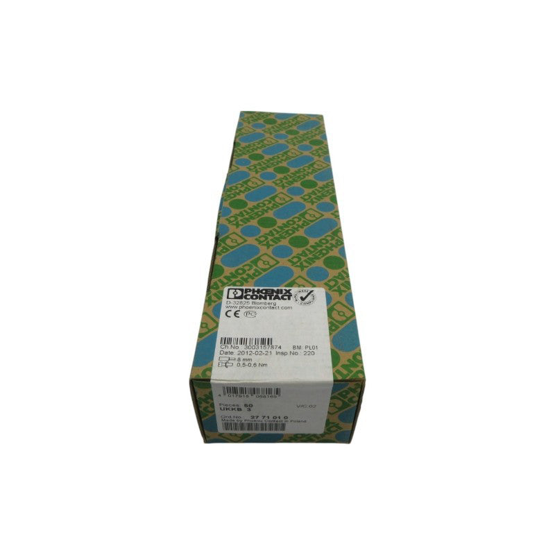 PHOENIX CONTACT 2771010 (PKG OF 50) NSFS