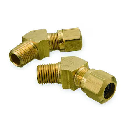 Weatherhead 1480X10 Male Connector,45 Deg,5/8 In Tube Sz