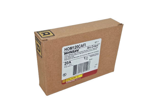 Square D HOM120CAFI 20A 120V Arc Fault Circuit Breaker Sacramento