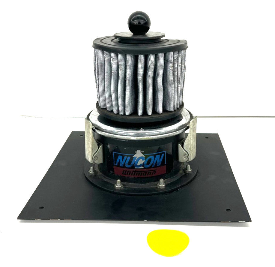 NUCON IMANN AIR FILTER ASSEMBLY FILTER OD 5-1/2" OD OF THE CHROME FLANGE 6-3/4"