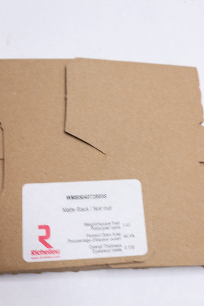 Richelieu Decorative Wire Mesh Sample Model C Matte Black WMB504072900S