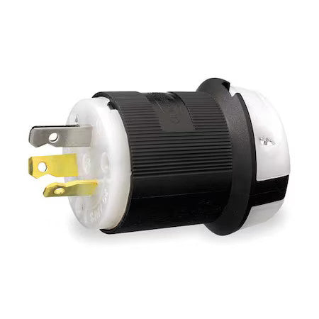 Hubbell Wiring Device-Kellems Hbl9977c Straight Blade Plug, 10-20P, 20 A,