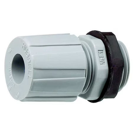 Hubbell Wiring Device-Kellems Hj1003g Liquid Tight Connector,1/4 In.,Gray