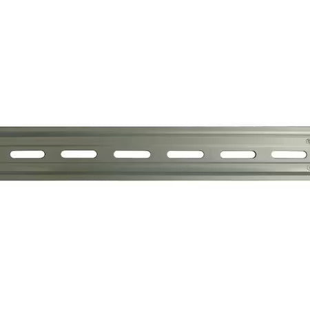 Zoro Select 18Z758 Din Mounting Track,Aluminum,39.37 In. L