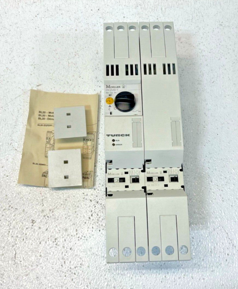 Turck BL20-RS0-340-K25 w/ Moeller PKZM0-1