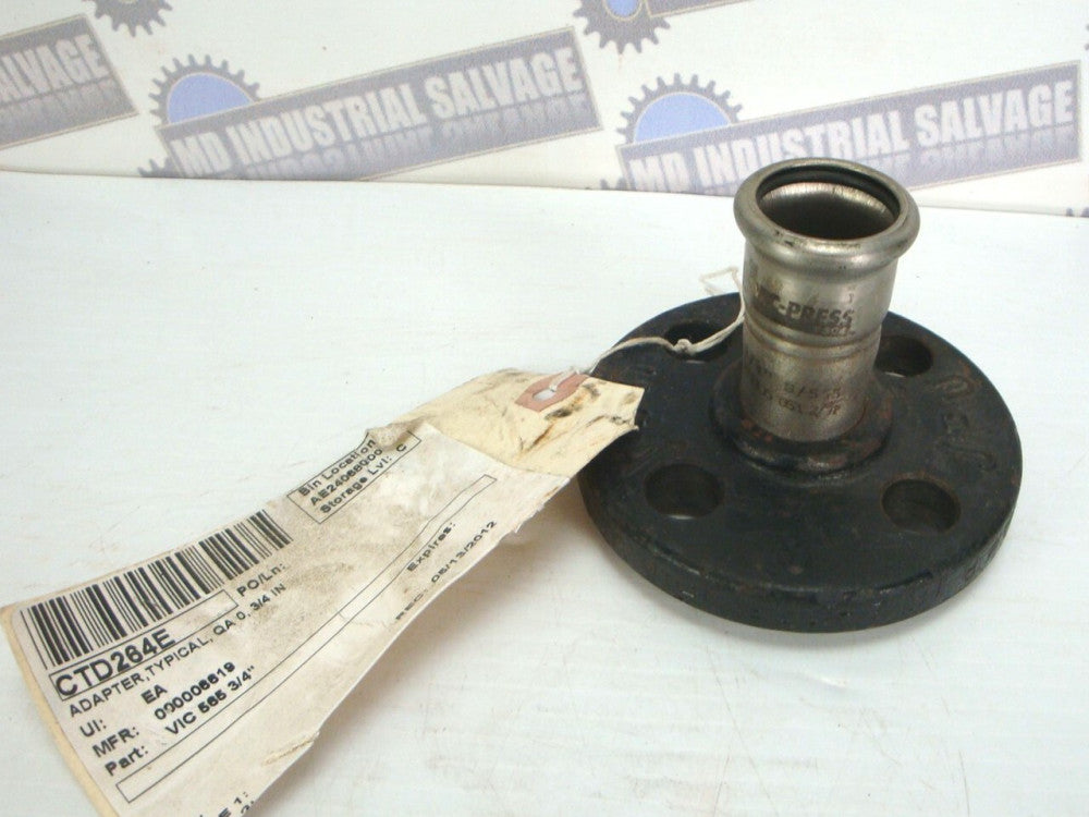 VICTAULIC 3/4" P565 P X L VIC-PRESS FLANGE ADAPTER - F006565XH4