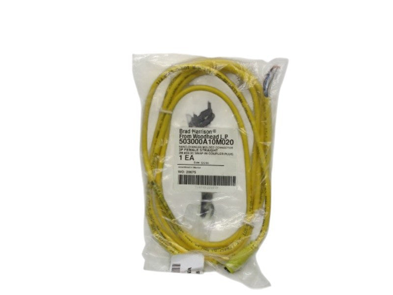BRAD HARRISON 503000A10M020 3P FEMALE STRAIGHT CONNECTOR NSMP