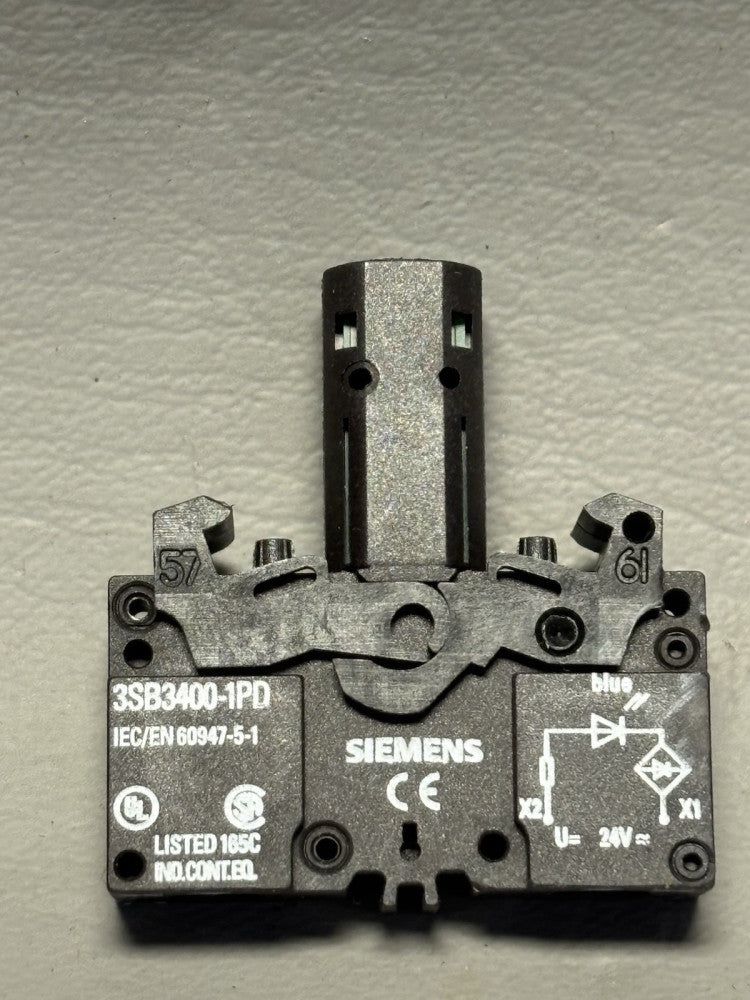 1- Siemens 3SB3400-1PD 24VDC Lamps Socket