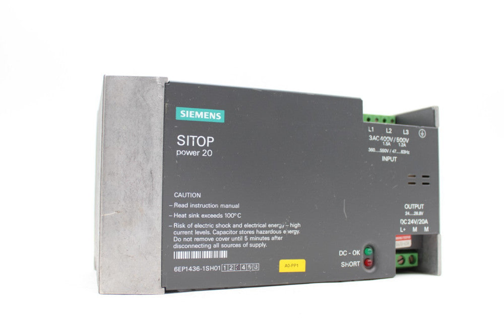 Siemens 6EP1436-1SH01 SITOP power 20 Power Supply