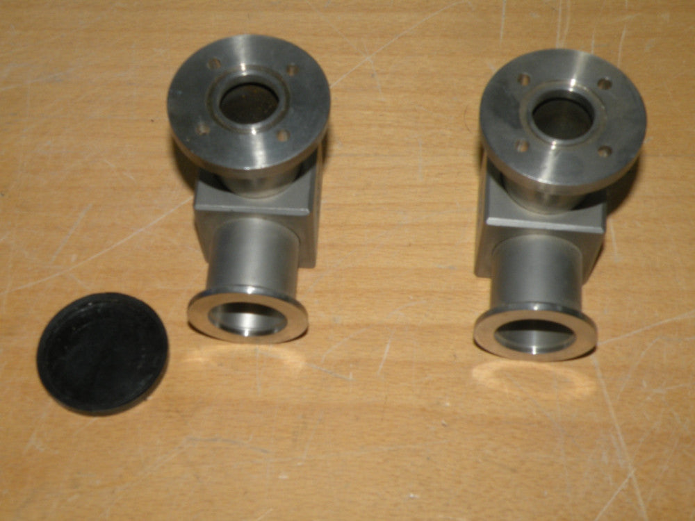 (2) Leybold Adapting High Vacuum Elbows