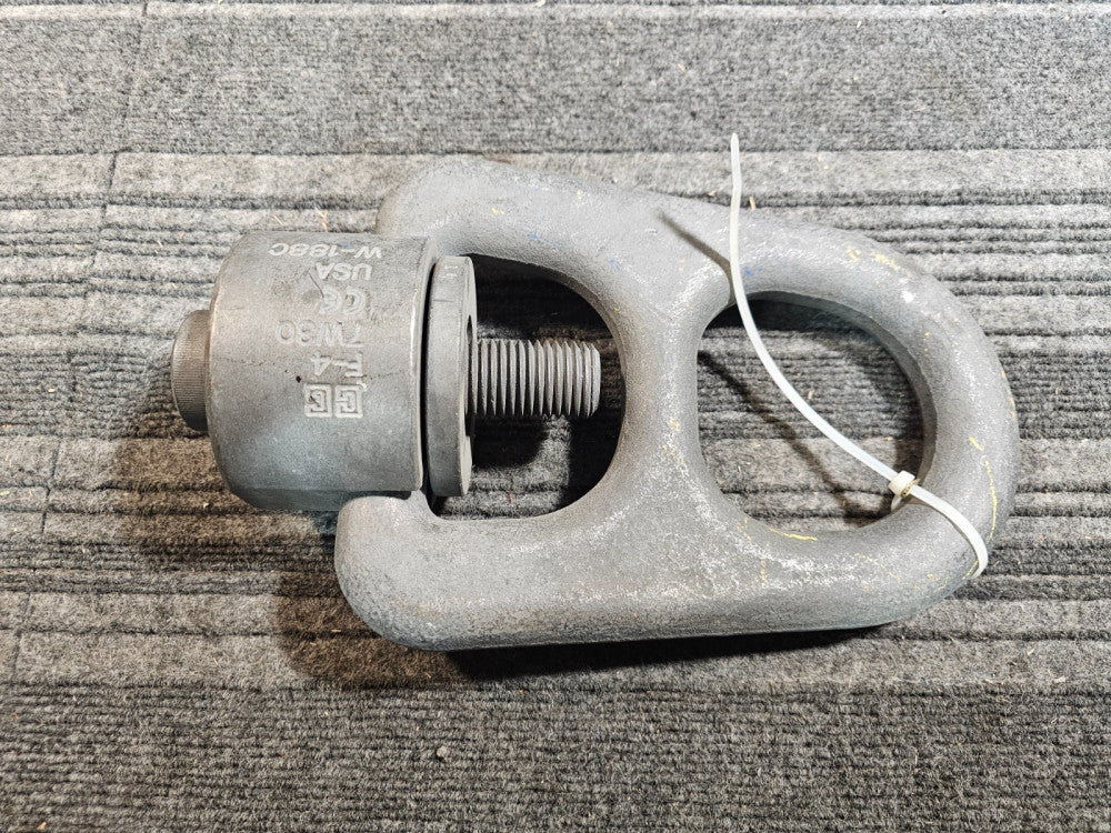 Crosby Swivel Hoist Ring WLL 12500 lbs 470 Torque in ft-lbs Galvanized Steel