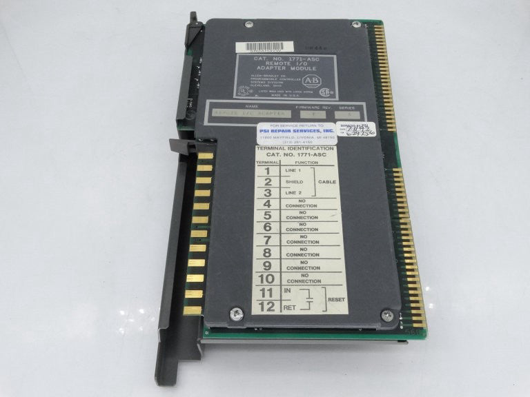 ALLEN BRADLEY 1771-ASC SERIES A PLC MODULE