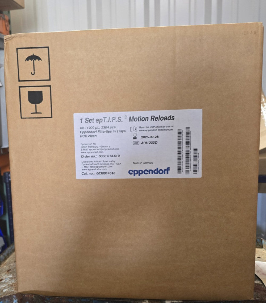 NEW EPPENDORF epTIPS MOTION RELOADS PIPETTE TIPS 0030014510 2304 PCS 1000uL