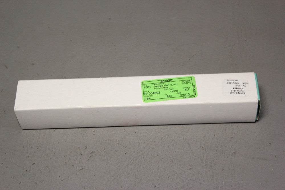 NEW GAT PUMP SYRINGE 8ML 1501