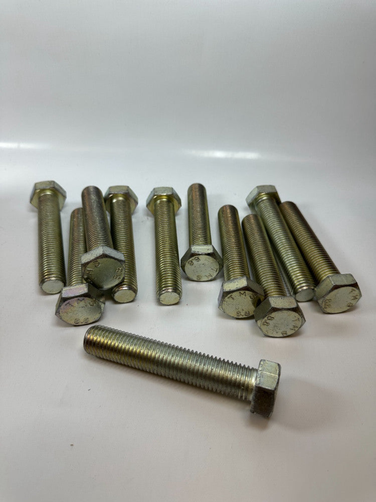 TMS M20-2.5 110mm Metric Hex Heads Bolts Grade 8.8 Full Threads (Lot of 11)
