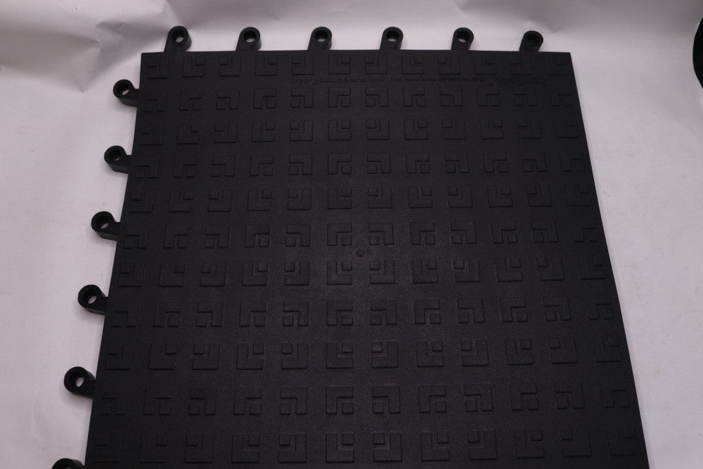 Interlocking Antifatigue Mat Tile Black 18" x 18"