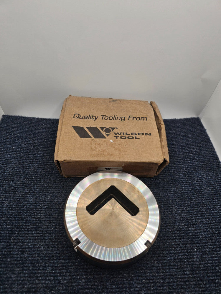 Wilson Tool 5608 Press Punch 3-1/2 THK HP CUSTOM Shape Y Die Clr 0.0120