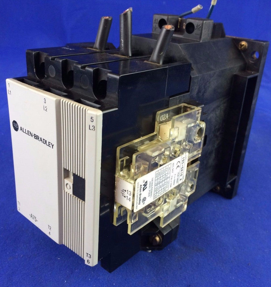 ALLEN BRADLEY 100-A75NZ*3 IEC CONTACTOR 100-A75NZ243 24VDC COIL 195-GA10