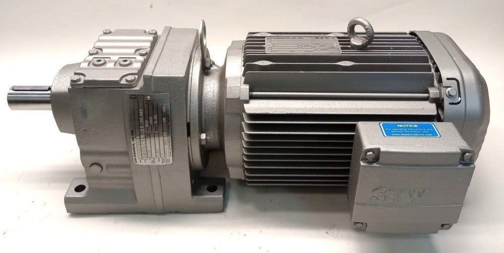 SEW Eurodrive R47DRE100LC4 Gear Motor DRE100LC4 Motor 3.83 Ratio 5HP