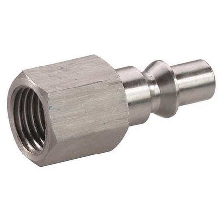 Speedaire 30E553 Coupler Plug,(F)Npt,1/4,304 Ss